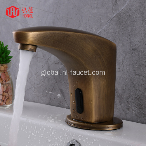  sensor basin faucet Countertop mounted sensor touches bathroom sink faucet Supplier